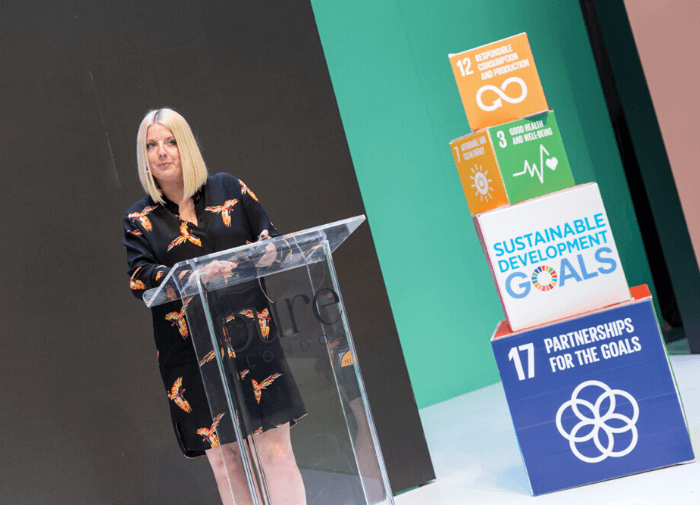 Pure London continues Power of One commitment to United Nations' SDGs with partnerships for goals and exhibitor programme