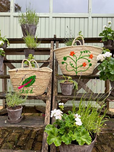 Embrace Gardencore with Our New Collection of Hand Embroidered Baskets
