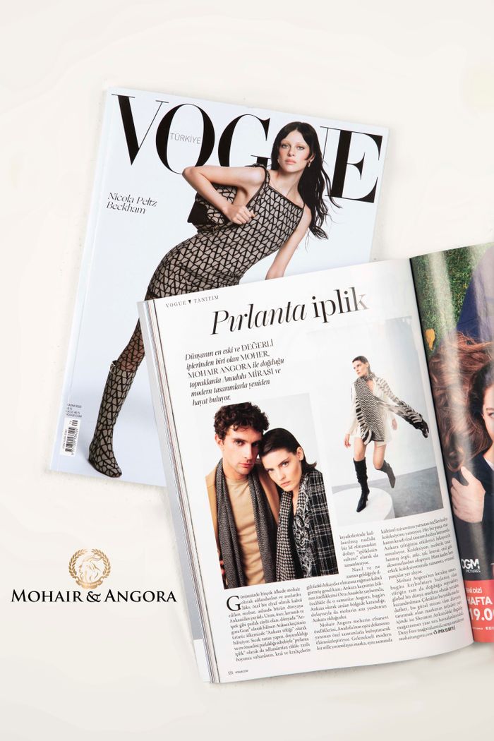 Mohair&Angora Featured in Vogue Türkiye