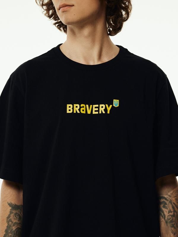 Bravery original black t-shirt oversize