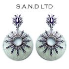Brass arylic earring