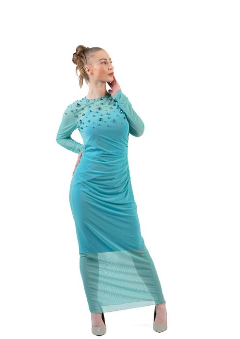 Turquoise dress