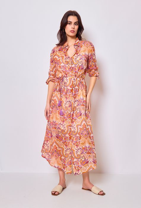 Maxi dress Iberia with slip dress