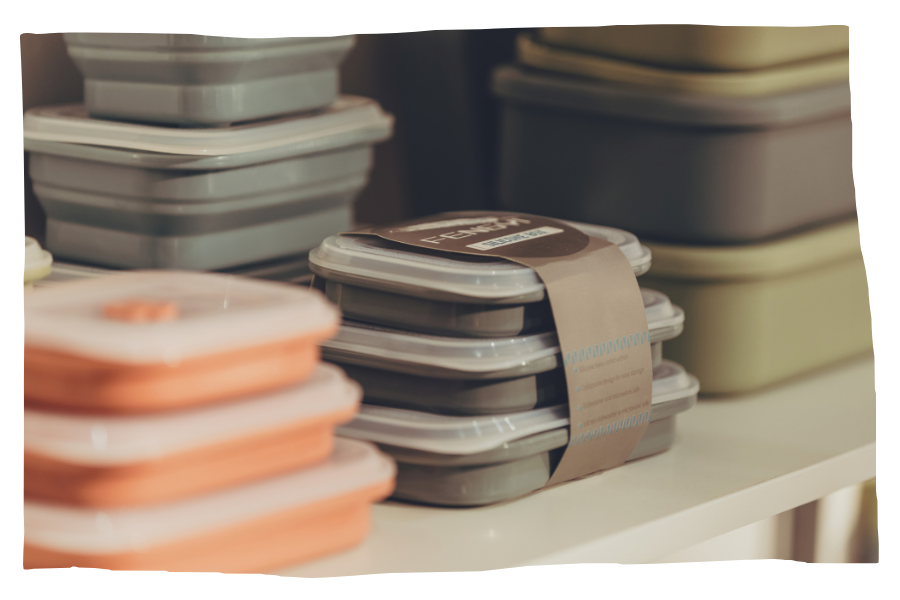 Storage, bins and cleaning products 