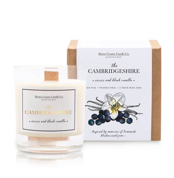 The Cambridgeshire - Cassis & Black Vanilla Candle