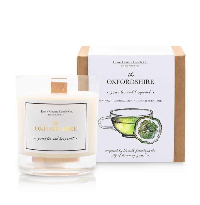 The Oxfordshire - Green Tea & Bergamot Candle