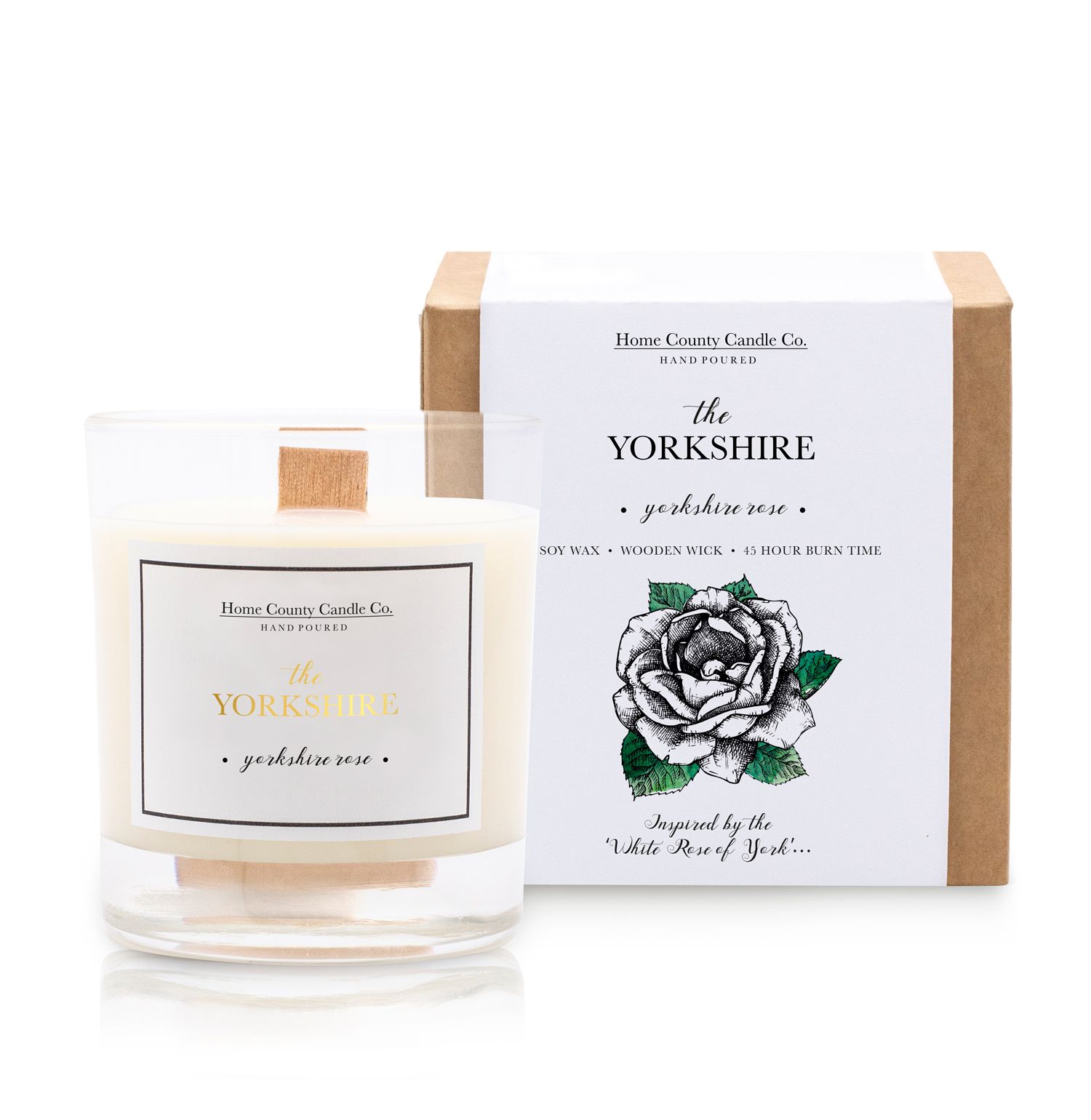 The Yorkshire - Yorkshire Rose Candle