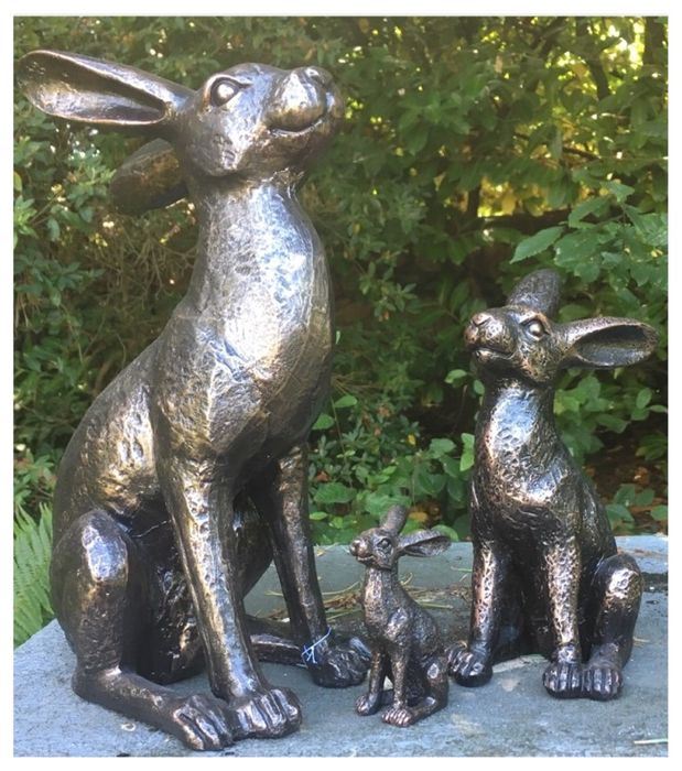 NEW Bronze Hares