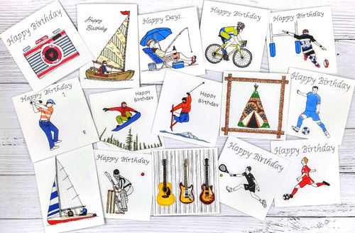 Greeting cards - Sports Cards