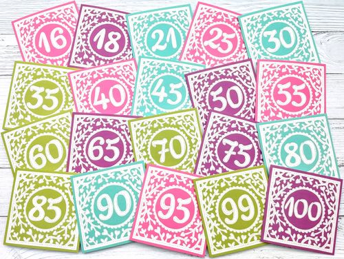 Age cards - Greeting cards