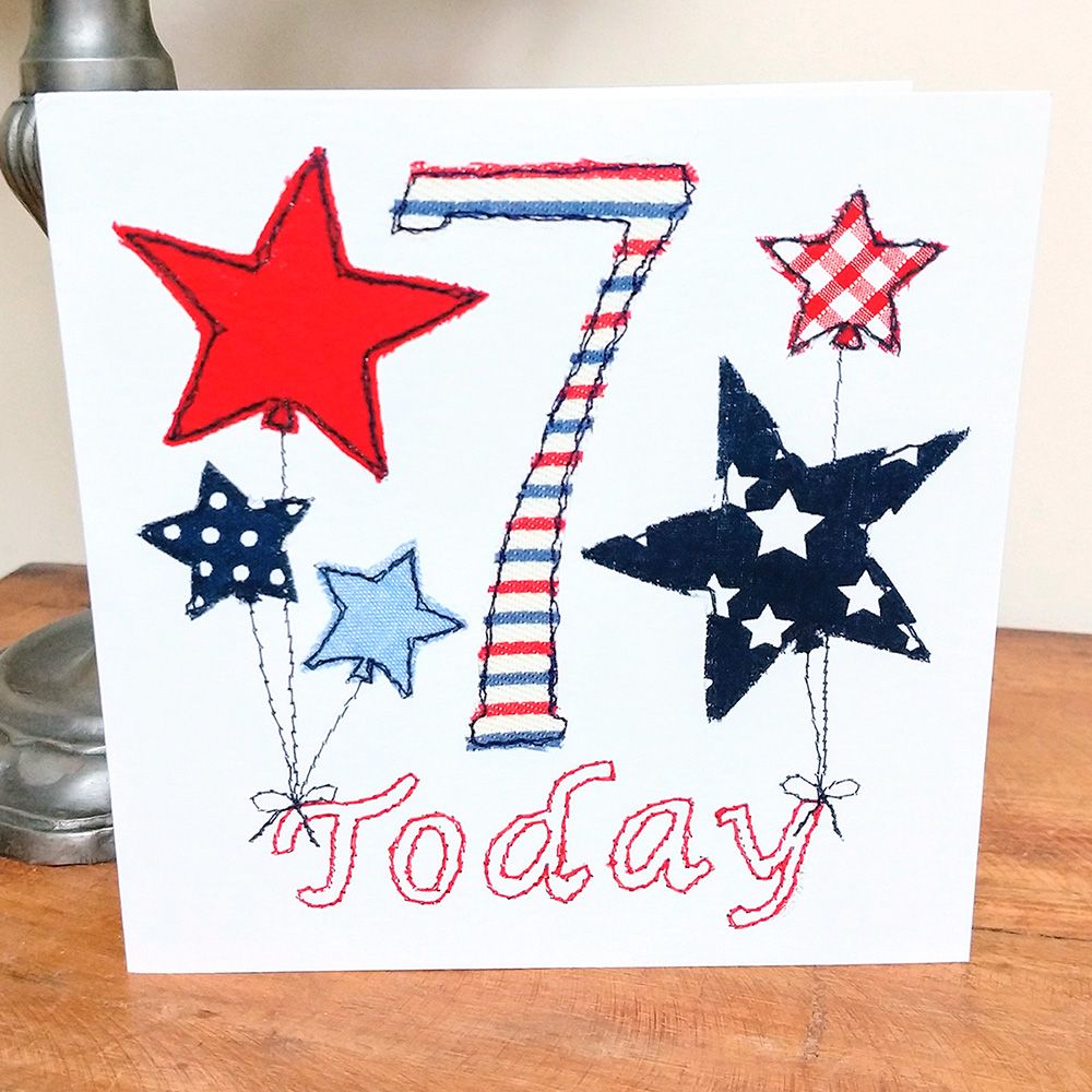 Boys Age Birthday card - greeting card