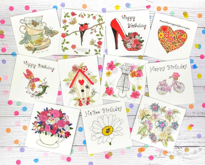 Hand finished greeting cards - greeting card