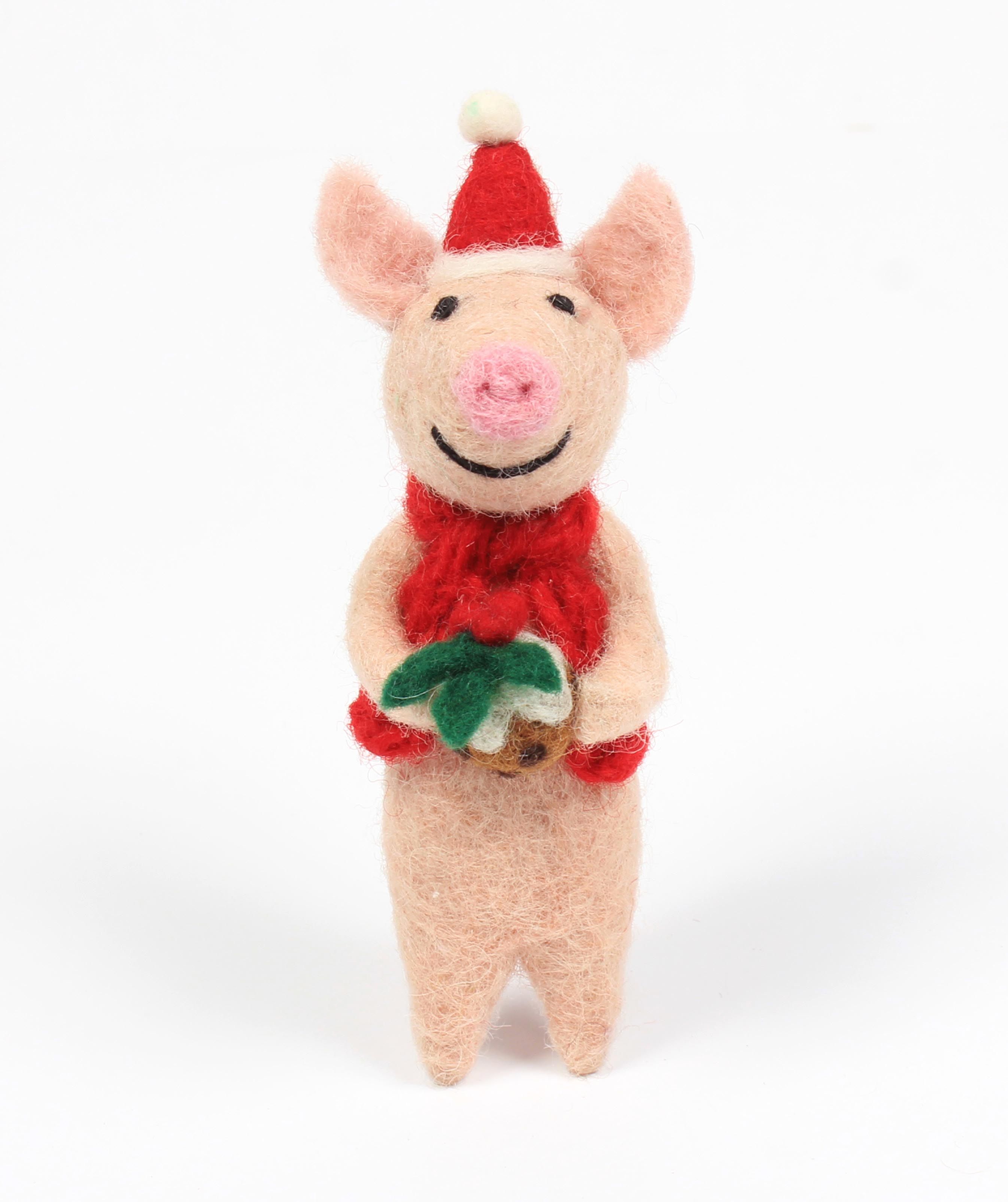 Piglet with Christmas Pudding