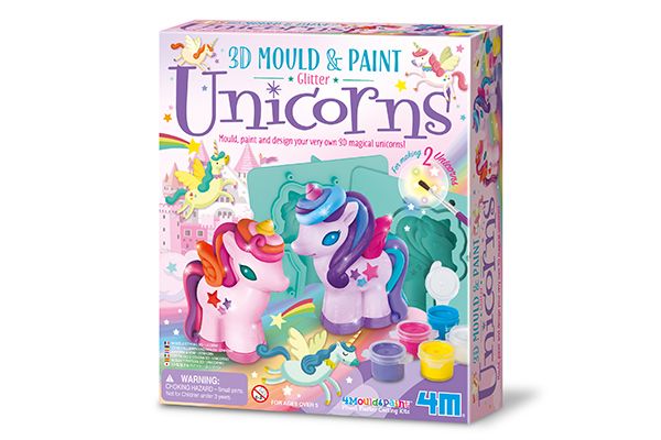 Mould & Paint 3D Unicorns