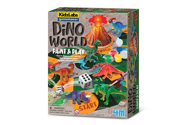 KidzLabs DinoWorld Paint & Play Game
