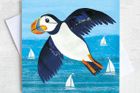 Spread your wings - Puffin Greetings Card