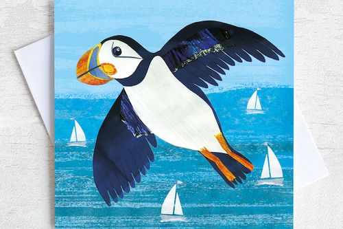 Spread your wings - Puffin Greetings Card