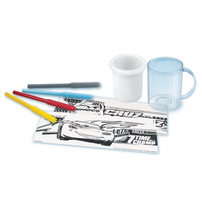 Disney Cars 2 Colour In Mug