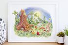 Magical Woodland Art Print