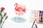 A Flamingo Called Margo Art Print
