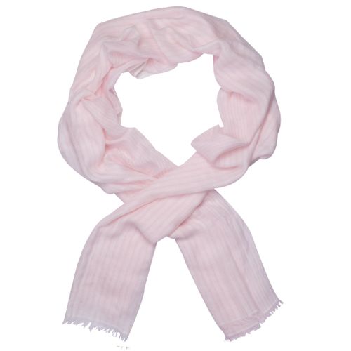 Pink and White Summer Scarf