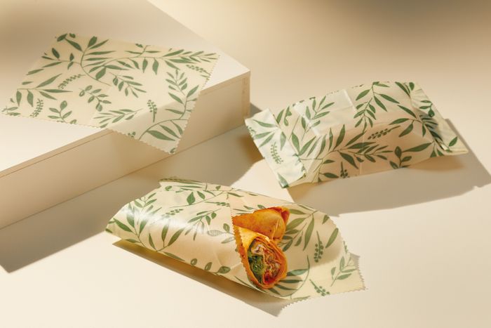 Natural Elements Vegan Food Wrap, Reusable Non PVC Beeswax Free