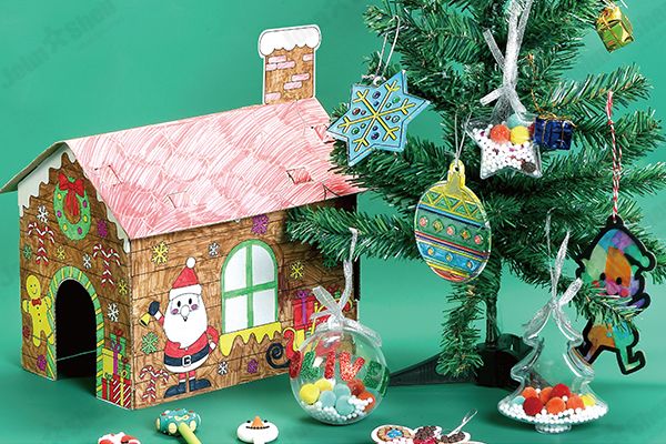 Paint Your Own Gingerbread House