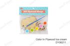 Color In Plywood Ice-Cream