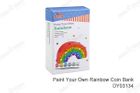 Paint Your Own Rainbow Coin Bank