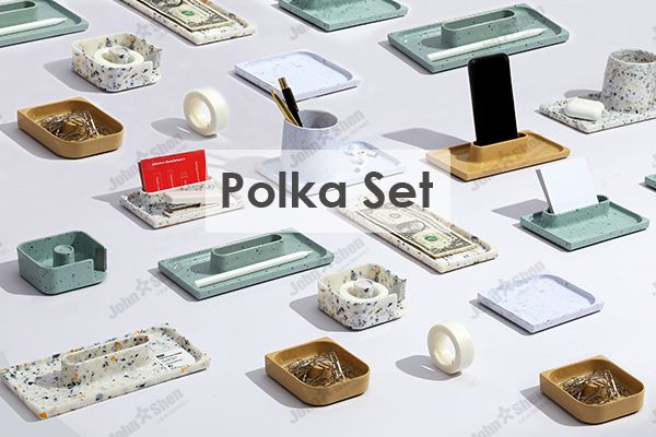 Polka Desktop Set