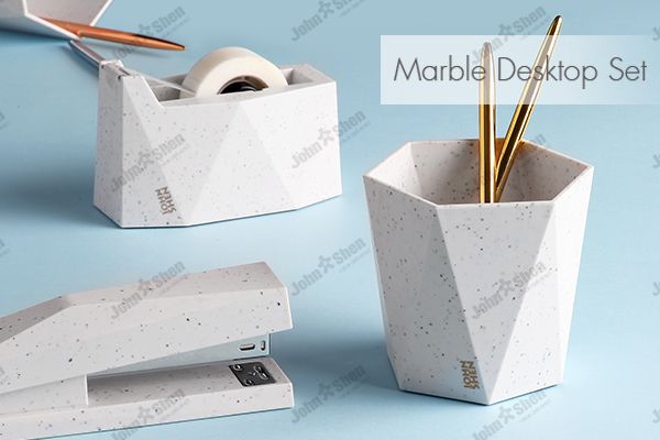 Marble Desktop Set