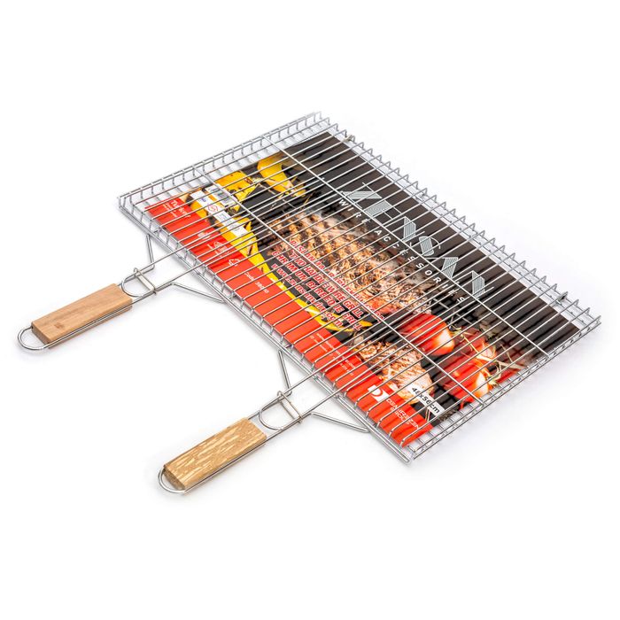 DUAL HANDLE WIRE GRILL