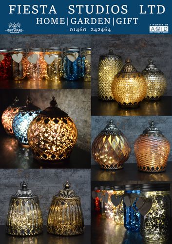 LED Glass Lanterns