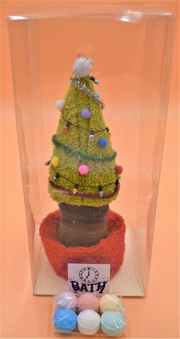 Face Cloth Christmas Tree