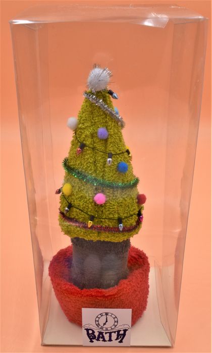 Face Cloth Christmas Tree