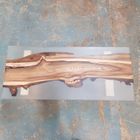 Hardwood and resin coffee table whole slab