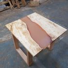 Hardwood river coffee table