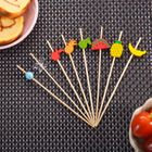 Bamboo Party Picks  Beads Picks