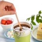 Wooden Coffee Stirrer Paper wrapped
