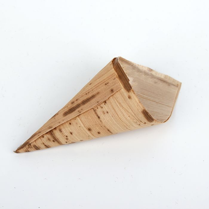 Bamboo  leaves IceCream Cone cup