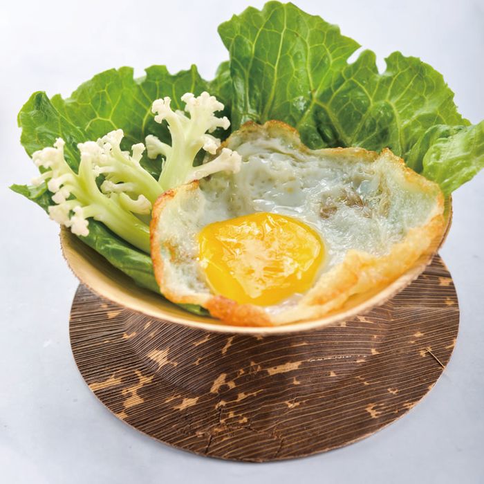 Disposable bamboo shell leaves plate