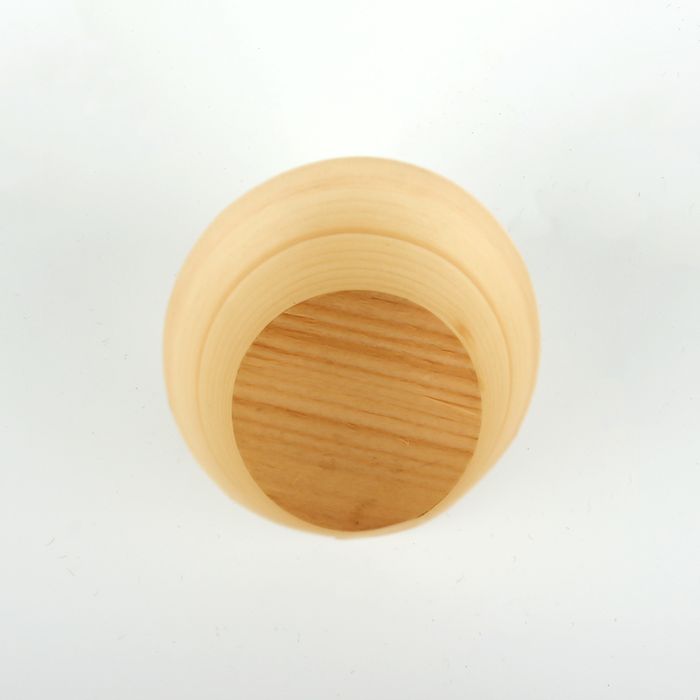 Disposable wooden cup
