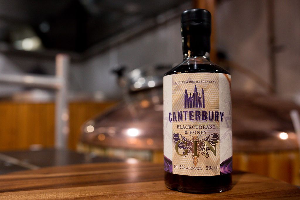 Canterbury Blackcurrant and Honey Gin 44.5%