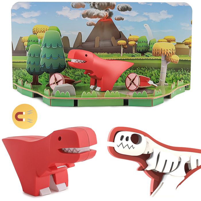 Halftoys - 3D Magnetic Animal Jigsaw Puzzles