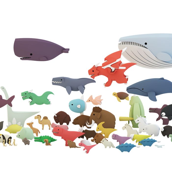 Halftoys - 3D Magnetic Animal Jigsaw Puzzles