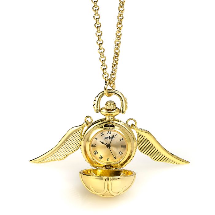 Harry Potter Golden Snitch Watch Necklace