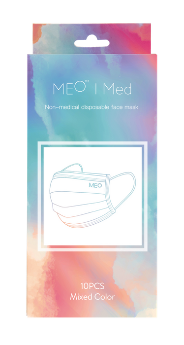 MEOâ„¢ Med disposable face mask with Mixed Colours