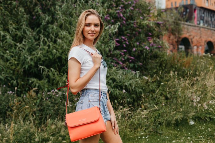 Coral Cross Body Bag