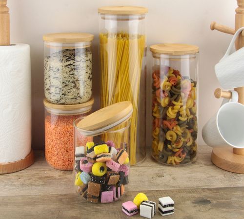 Borosilicate Glass Canisters