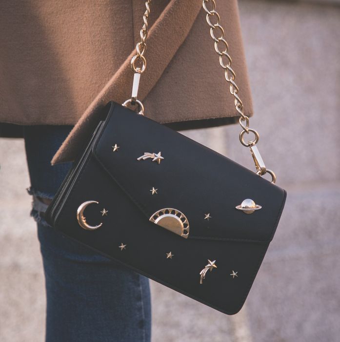 Neptune Space Shoulder Bag - Black